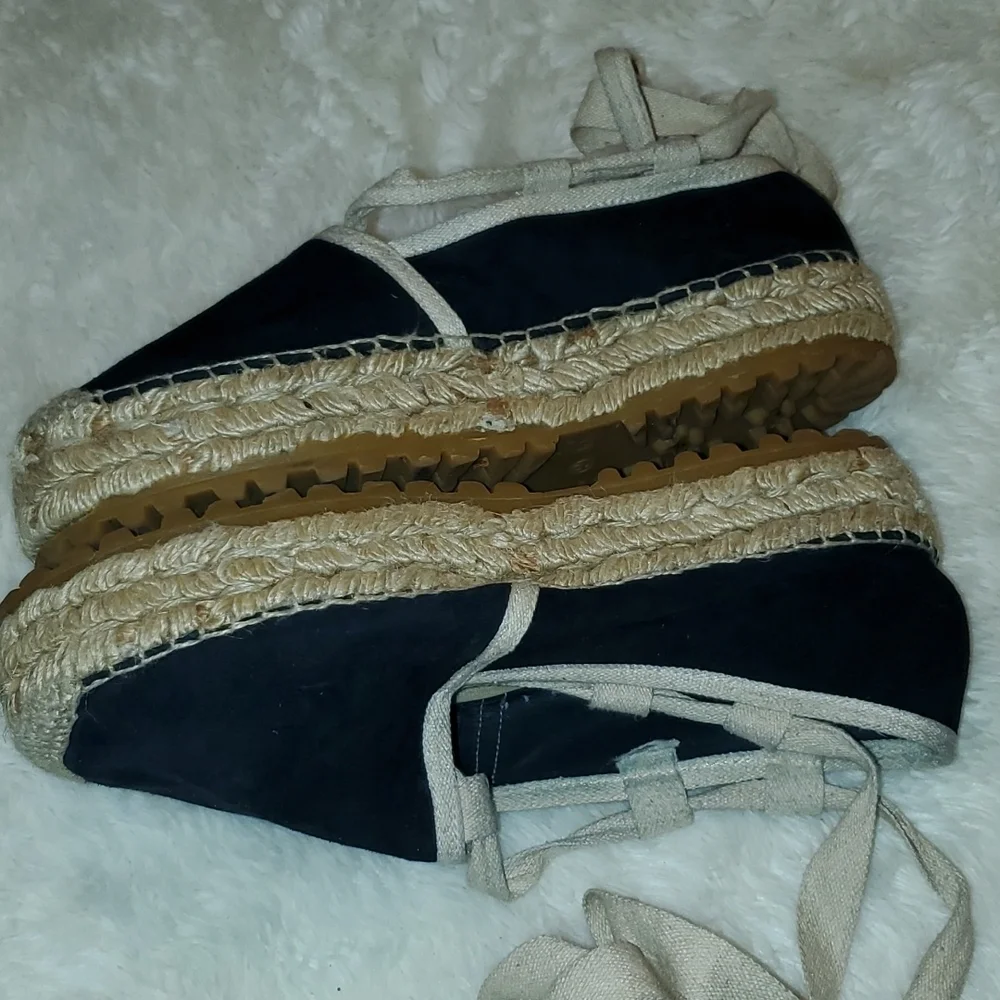 Ralph lauren suede lace-up platform‎ espadrilles